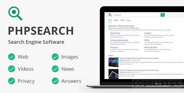 phpSearch v5.0.0 - Search Engine Platform