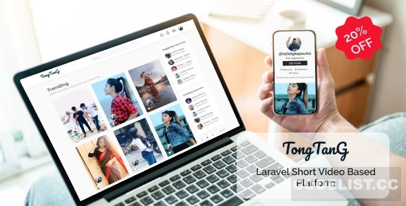 TongTang v1.0 - Laravel Short Video Sharing Platform