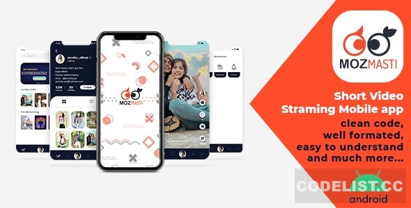 Mozmasti v2.7 - Short Video Streaming Mobile Application