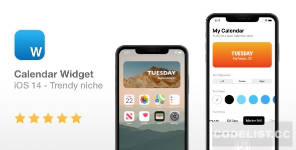 Calendar Widget - NEW iOS 14 Widget