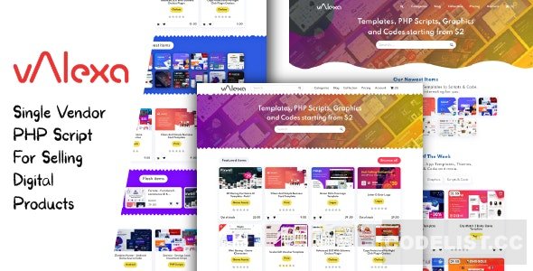 Valexa v3.0.0 - PHP Script For Selling Digital Products And Digital Downloads