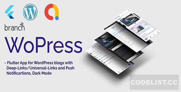 WoPress v1.0 - Flutter App For WordPress News Sites and Blogs