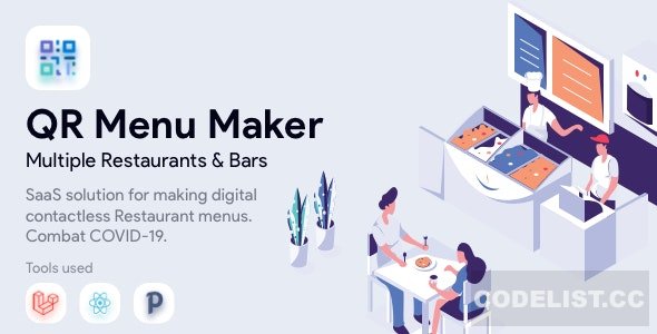 QR Menu Maker v1.5.5 - SaaS - Contactless restaurant menus