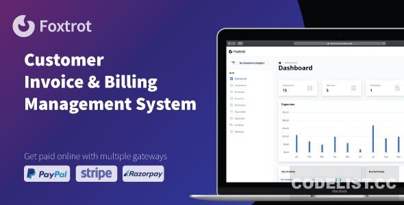 Foxtrot v1.0.1 - Customer, Invoice and Expense Management System