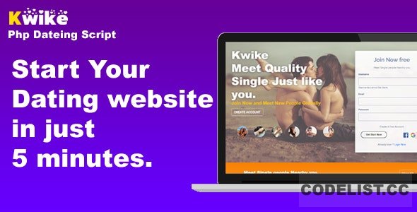 Kwike v1.4 - Dating Website Php Script