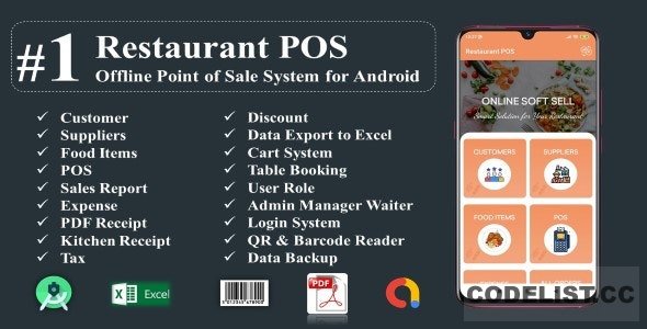 Restaurant POS-Offline Point of Sale System for Android v1.0