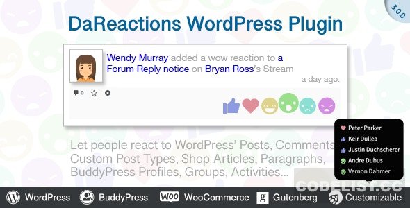 Reactions WordPress Plugin v3.15.0