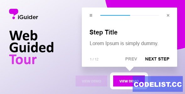 iGuider v4.5 - Webpage UI Help Tour