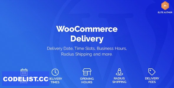 WooCommerce Delivery v1.2.4 - Delivery Date & Time Slots