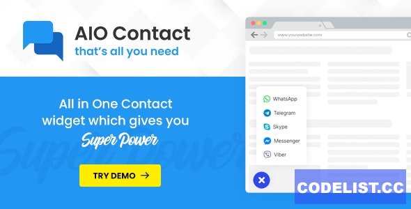 AIO Contact v2.8.0 - All in One Contact Widget