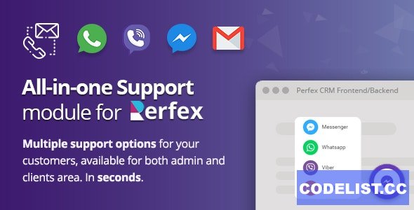 All-in-one Support module for Perfex v1.0