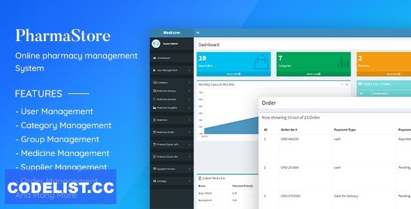 PharmaStore v1.0 - Online Pharmacy Management System