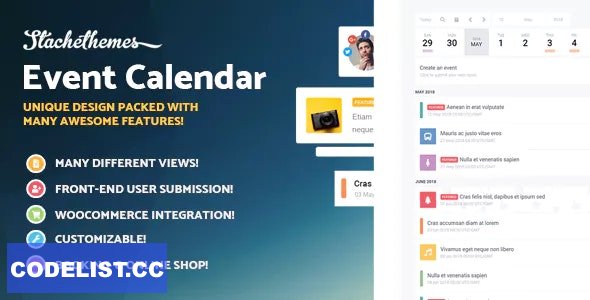 Stachethemes Event Calendar v3.1.8 - WordPress Events Calendar Plugin