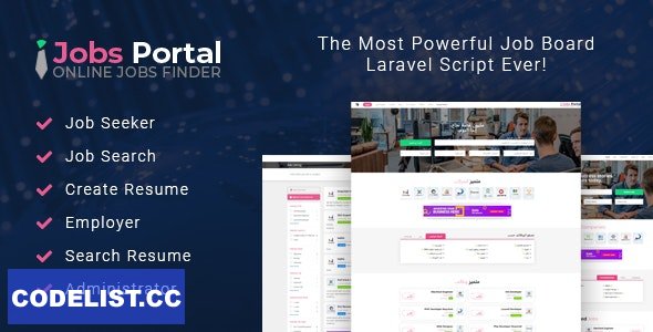 Jobs Portal v3.2 - Job Board Laravel Script