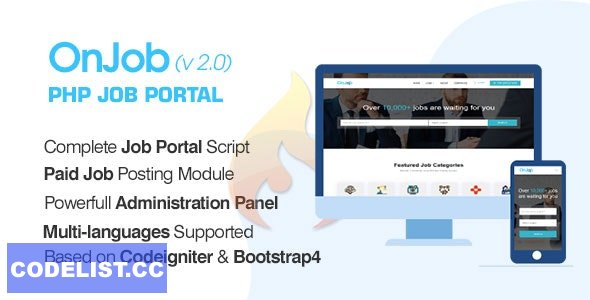OnJob v2.2 - PHP Job Portal Application