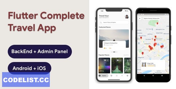 Travel Hour v3.0.0 - Flutter Travel App with Admin Panel