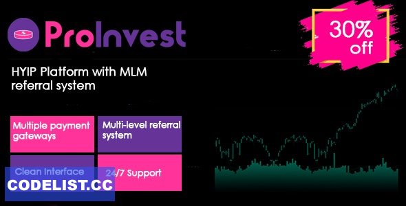 ProInvest v2.4 - CryptoCurrency and Online Investment Platform