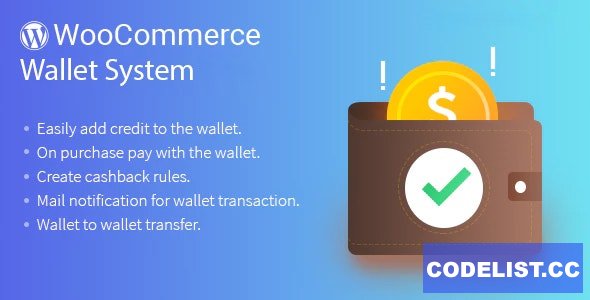 WordPress WooCommerce Wallet System Plugin v3.5.1