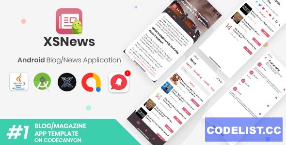 XSNews v1.0 - Android News/Blog Multipurpose Application [XServer]