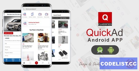 Quickad v1.6 - Classified Native Android App