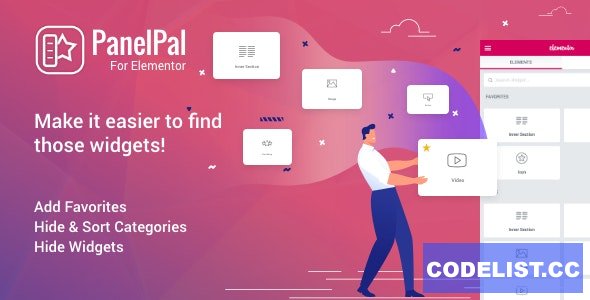 PanelPal for Elementor v1.1 - Manage Widgets and Categories