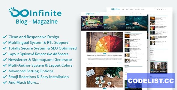 Infinite v4.2 - Blog & Magazine Script - nulled