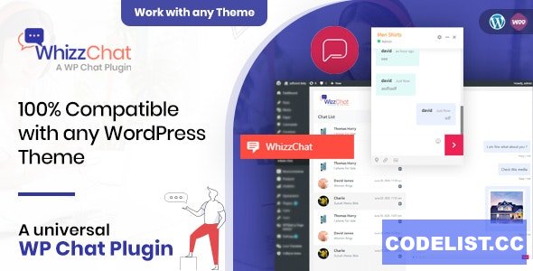 WhizzChat v1.0.5 - A Universal WordPress Chat Plugin