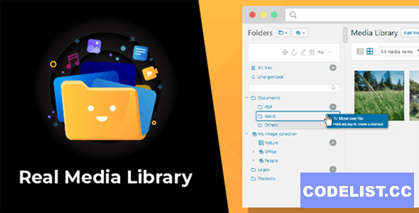 WordPress Real Media Library v4.12.0 - Folder & File Manager for WordPress Media Management