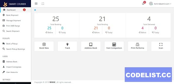 Smart Courier and Logistic Management Application v1.0