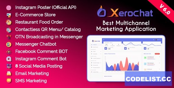 XeroChat v6.2.1 - Best Multichannel Marketing Application (SaaS Platform) - nulled