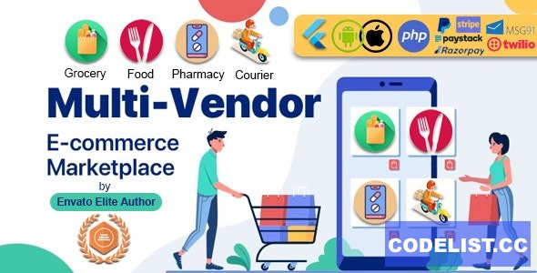 GoMarket v1.5.0 - Food, Grocery, Pharmacy & Courier Delivery App | Multi-Vendor Marketplace - nulled