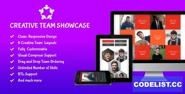 Creative Team Showcase v2.7.0 - Team Showcase Plugin for WordPress