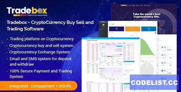 Tradebox v6.0 - CryptoCurrency Buy Sell and Trading Software - nulled