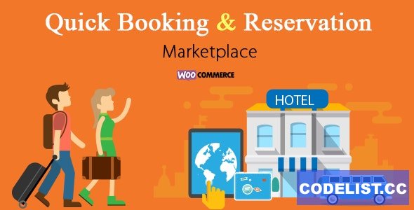 Woocommerce Hotel Reservation & Booking Marketplace v1.0