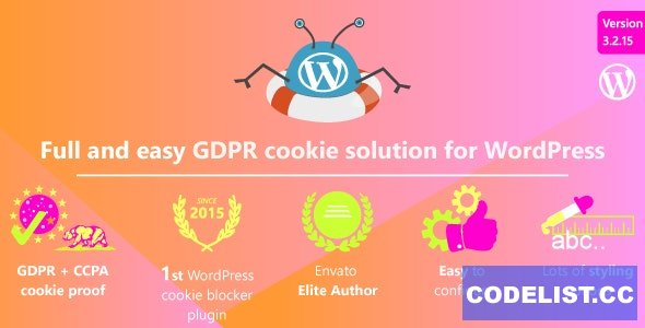 WeePie Cookie Allow v3.4.7 - Easy & Complete Cookie Consent