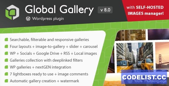 Global Gallery v9.0.0 - Wordpress Responsive Gallery