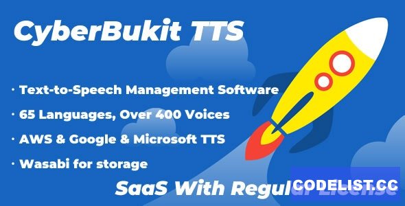 CyberBukit TTS v1.0.5 - Text to Speech - SaaS Ready - nulled