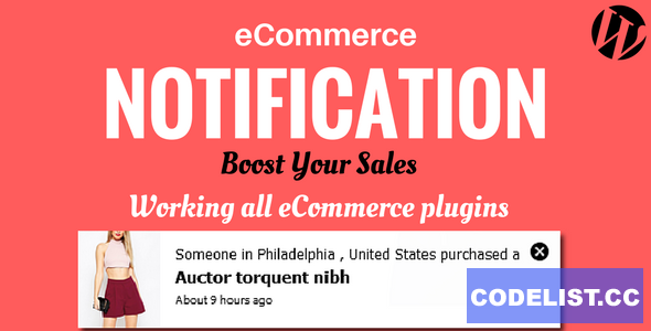 WordPress eCommerce Notification v1.0.6.3