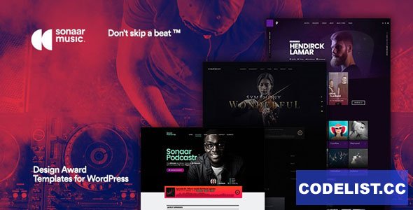 Sonaar MP3 Music Player PRO v4.0