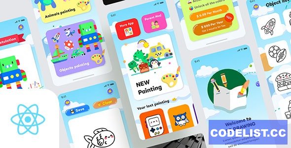 Kids Draws v1.0 - React Native App