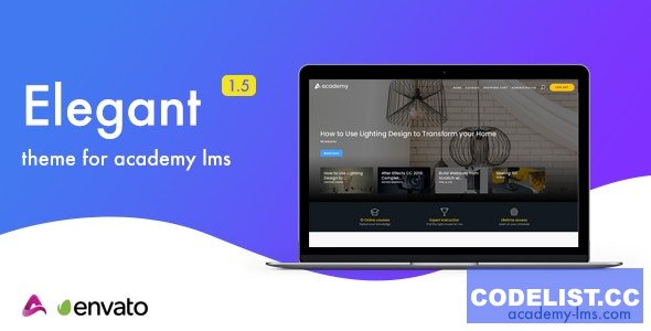 Elegant v1.5 - Academy LMS Theme