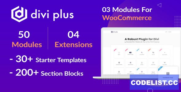 Divi Plus v1.9.12 - 50+ Powerful Modules for Divi Theme