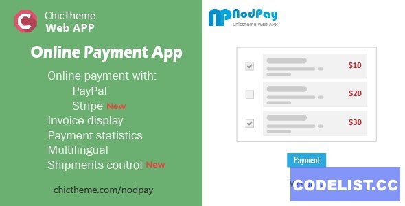 NodPay v1.1 - Online Payment App