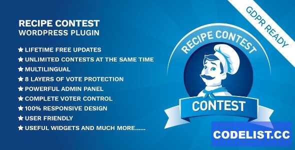 Recipe Contest WordPress Plugin v1.1