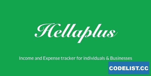 Hellaplus v1.3 - Income and Expense Tracker for Individuals & Businesses