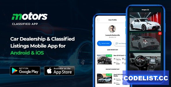 Motors v1.2 - Car Dealership & Classified Listings Mobile App for Android & iOS