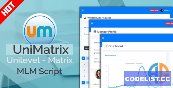 UniMatrix Membership v1.9.0 - MLM Script