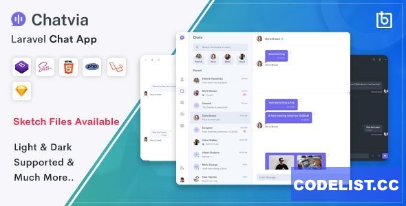 Chatvia v1.0.1 - Laravel Pusher Chat App