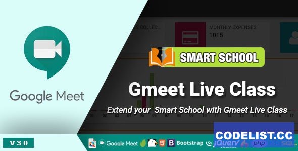 Smart School Gmeet Live Class v3.0