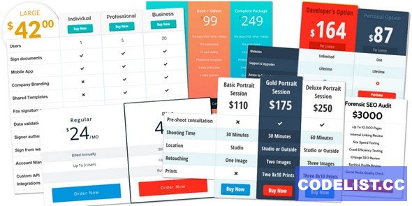 Easy Pricing Tables Premium Agency v3.1.5